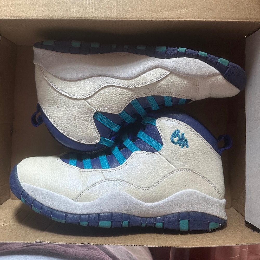 Jordan Retro 10 blue white purple